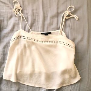 White crop tank